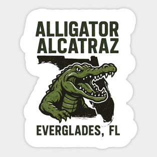 Alligator-Alcatraz-Everglades-Florida Sticker